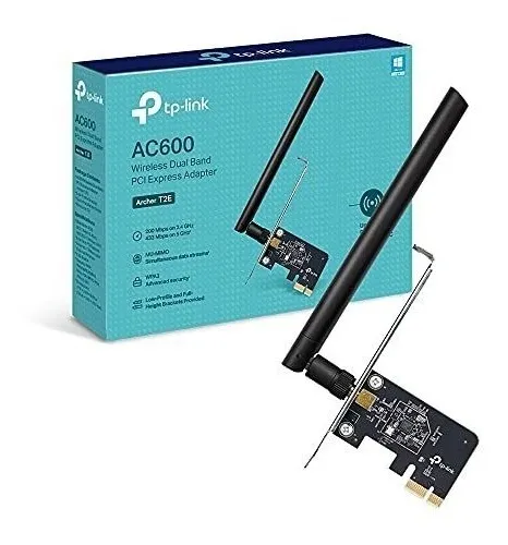 840030702525 Tarjeta De Red Pcie Tp-link Ac600 Inalambrica 