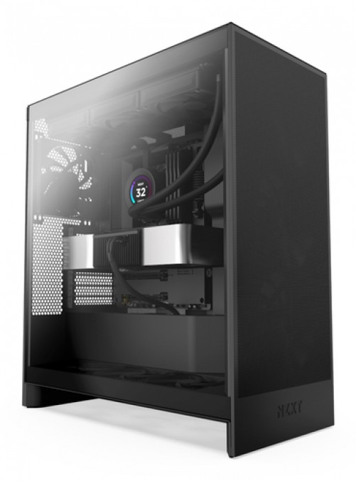 810074845557  GABINETE NZXT  H7 FLOW MIDI TOWER ATX EATX MICRO ATX 3X VENTILADORES  120M NEGRO