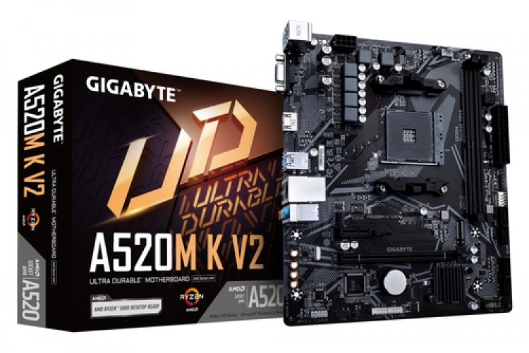 889523036112 TARJETA MADRE GIGABYTE A520M K V2 SKT AM4 MICRO ATX