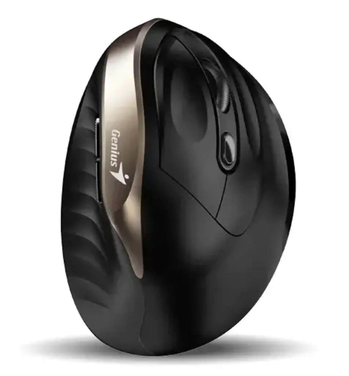 091163260387 MOUSE ERGONOMICO INALAMBRICO GENIUS ERGO 8250S 6 BOTONES 1600DPI USB 2.4GHZ COLOR NEGRO CHAMPAGNE GOLD