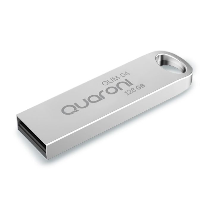 MEMORIA QUQRONI 128GB USB METALICA USB 2.0 COMPATIBLE ANDROIDWINDOWSMAC