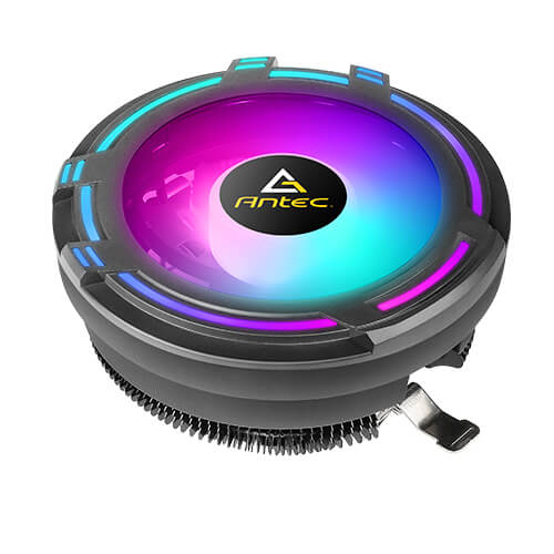761345760003 DISIPADOR ANTEC T120 RGB 120MM CONECTOR 3PIN COMPACTO INTELAMD NEGRO 