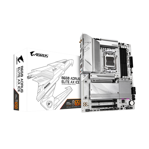 889523040362 TARJETA MADRE GIGABYTE B650 AORUS ELITE AX ICE AMD ENCHUFE AM5 AMD RYZEN 7 192GB DDR5-SDRAM 