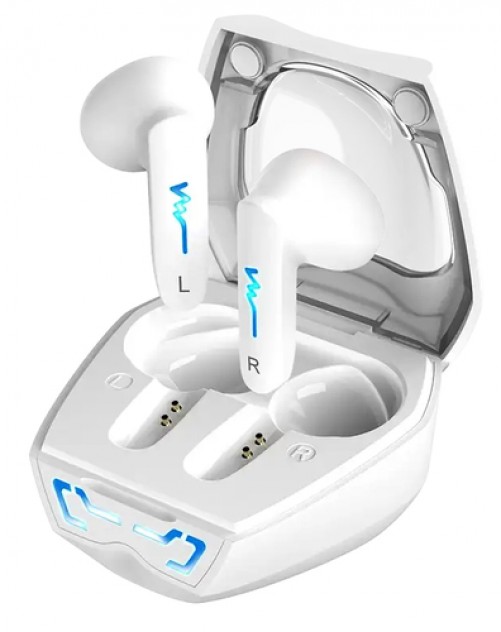 091163260257 AUDIFONOS INALAMBRICOS GENIUS HS-M920BT BLUETOOTH 5.3 TWS BLANCO 