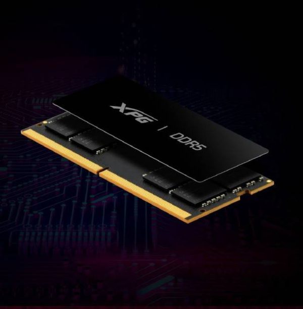 4711658150967 MEMORIA RAM PARA LAPTOP XPG HUNTER DDR5 5600MHZ 8GB ECC CL46 262-PIN SODIM XMP