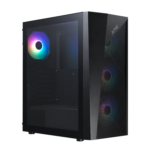 842243036206 GABINETE XPG LANDER 500 MIDI-TOWER ATXMICRO-ATXMINI-ITX USB 3.0 SIN FUENTE 4 VENTILADORES NEGRO
