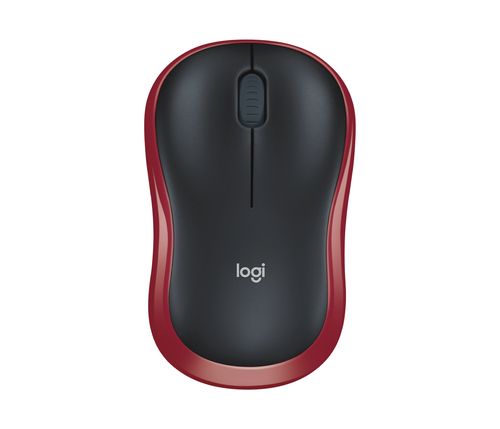 097855094278 MOUSE LOGITECH M185 INALAMBRICO RECEPTOR USB 2.0 NEGRO-ROJO 