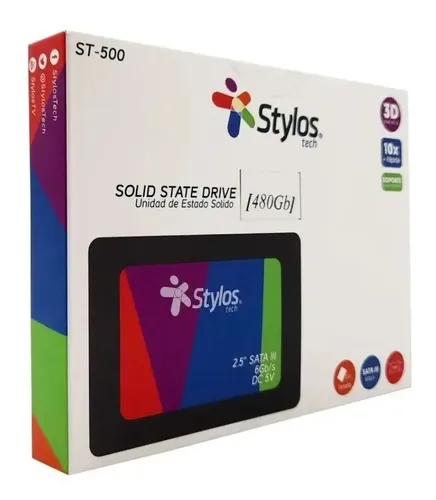7503028126712 SSD STYLOS STMSSD3B 480GB 2.5 500 MB/S 450 MB/S