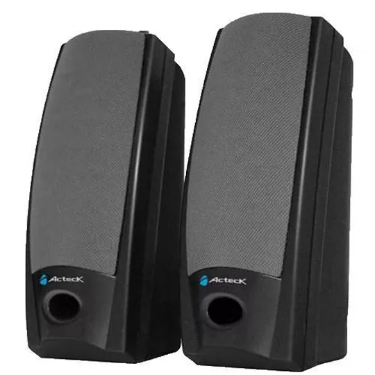 7502215293091 BOCINAS ACTECK AX-2500 ALAMBRICO 2.0 CANALES NEGRO