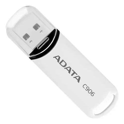 842243031836 MEMORIA USB ADATA C906 64GB USB TIPO A 2.0 COLOR BLANCO