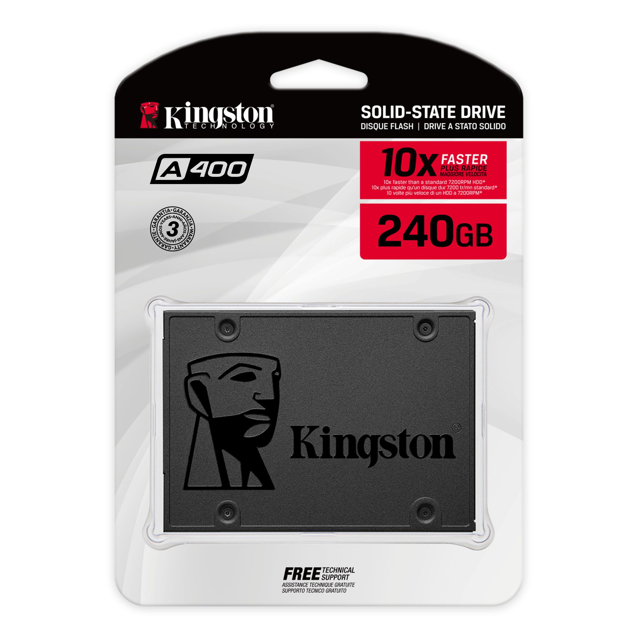 740617261219 SOLIDO KINGSTON TECHNOLOGY SSD A400 240GB