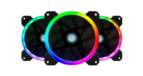 7502266677888 KIT DE 3 VENTILADORES GAMING GAME FACTOR FKG400 120MM 