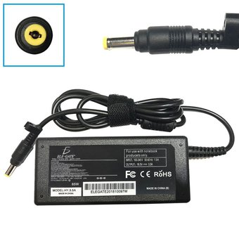 99921 CARGADOR GENERICO PARA LAPTOP, HP PUNTA AMARILLA 18.5V - 3.5A