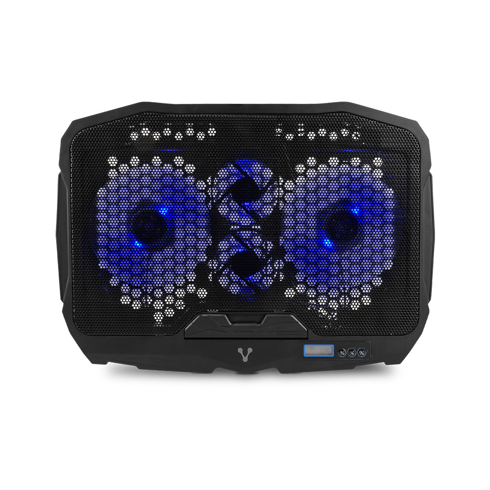  7502266679615 Base De Enfriadora Vorago Cp-301, Hasta 17 Pulgadas, 4 Ventiladores
