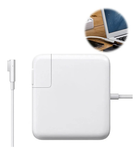 MAC8882 CARGADOR MACBOOK TIPO MAGSAFE L 50-60HZ GENERICO