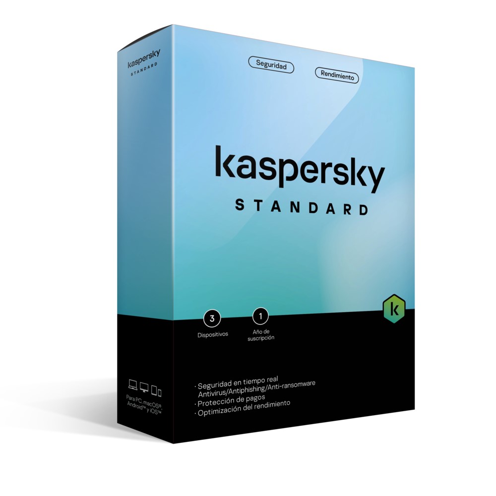 836103008991 ANTIVIRUS KASPERSKY PARA 3 EQUIPOS
