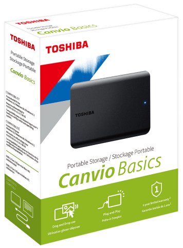  723844001353 Disco Duro Externo Toshiba Canvio Basics 4tb