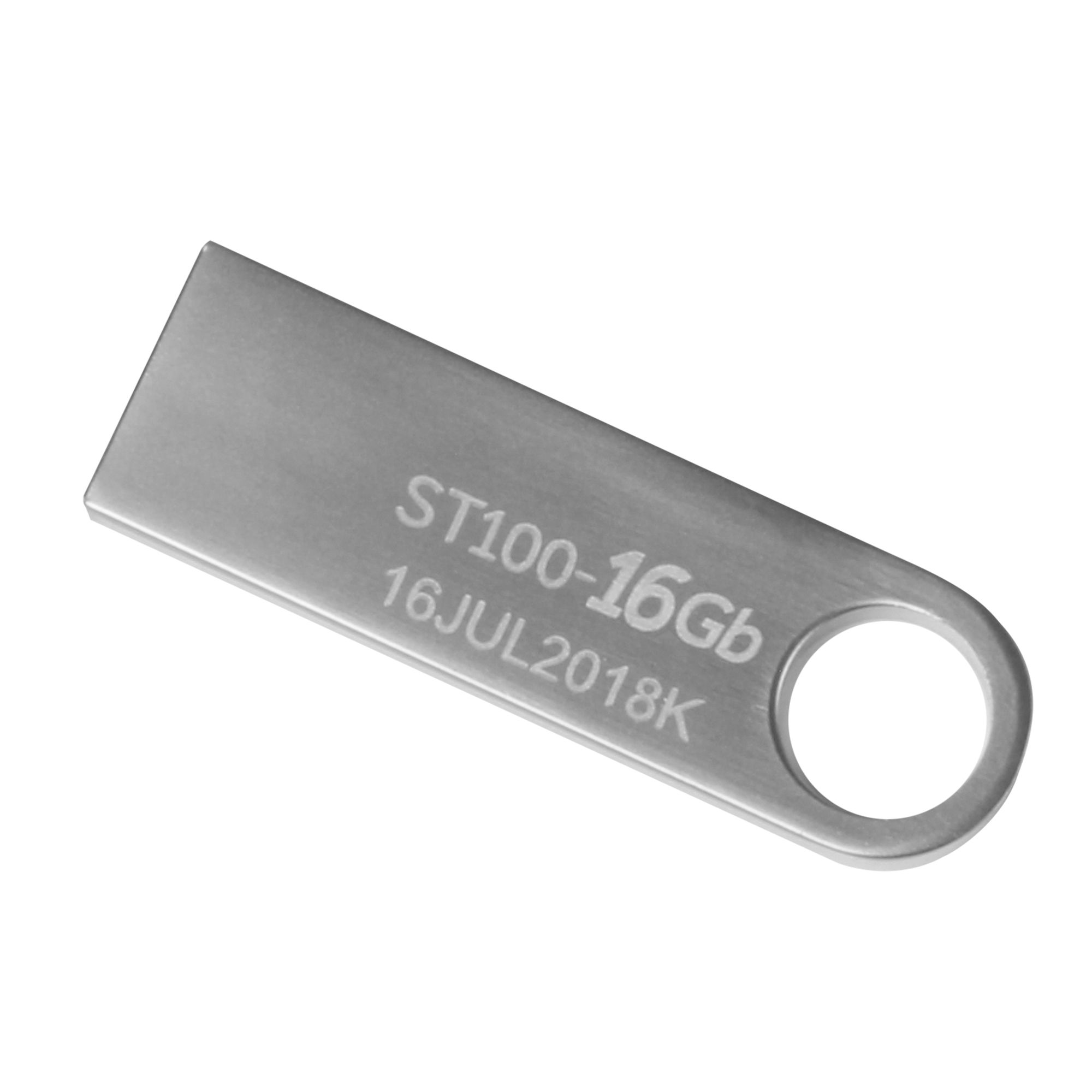7503024582383  Memoria Usb Stylos Tech, 16gb, Usb 2.0, Metalica, Plata