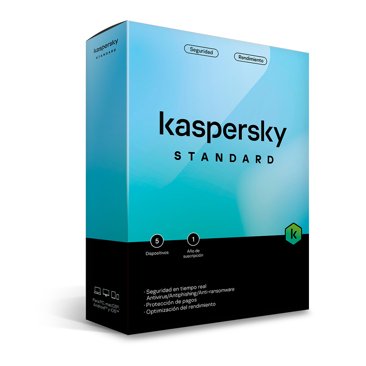 836103009004 ANTIVIRUS KASPERSKY  5DV 1YR (TMKS-403)
