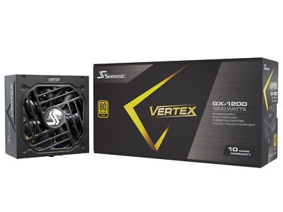 882016002380  Fuente De Poder Seasonic Vertex Gx-1200 1200w 80 Plus Gold, 4xsata, 1xmolex, 20+4 Pin Atx, Modular