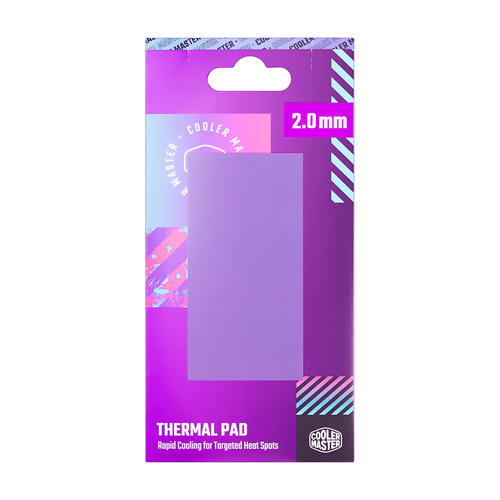 Parche Termico Cooler Master Thermal Pad, Adhesivo Doble Cara 2.0mm