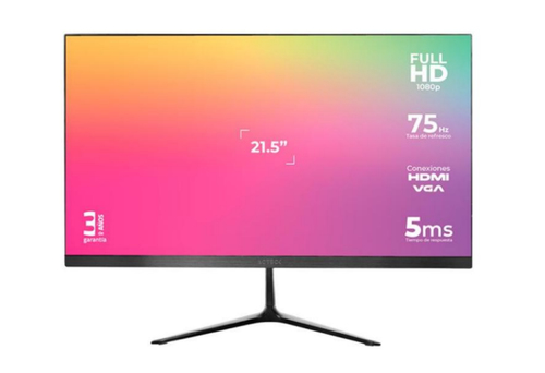 7506215933858 Monitor Acteck 21.5 Pulgadas, 1xhdmi, 1xvga, 1920 X 1080, 75hz